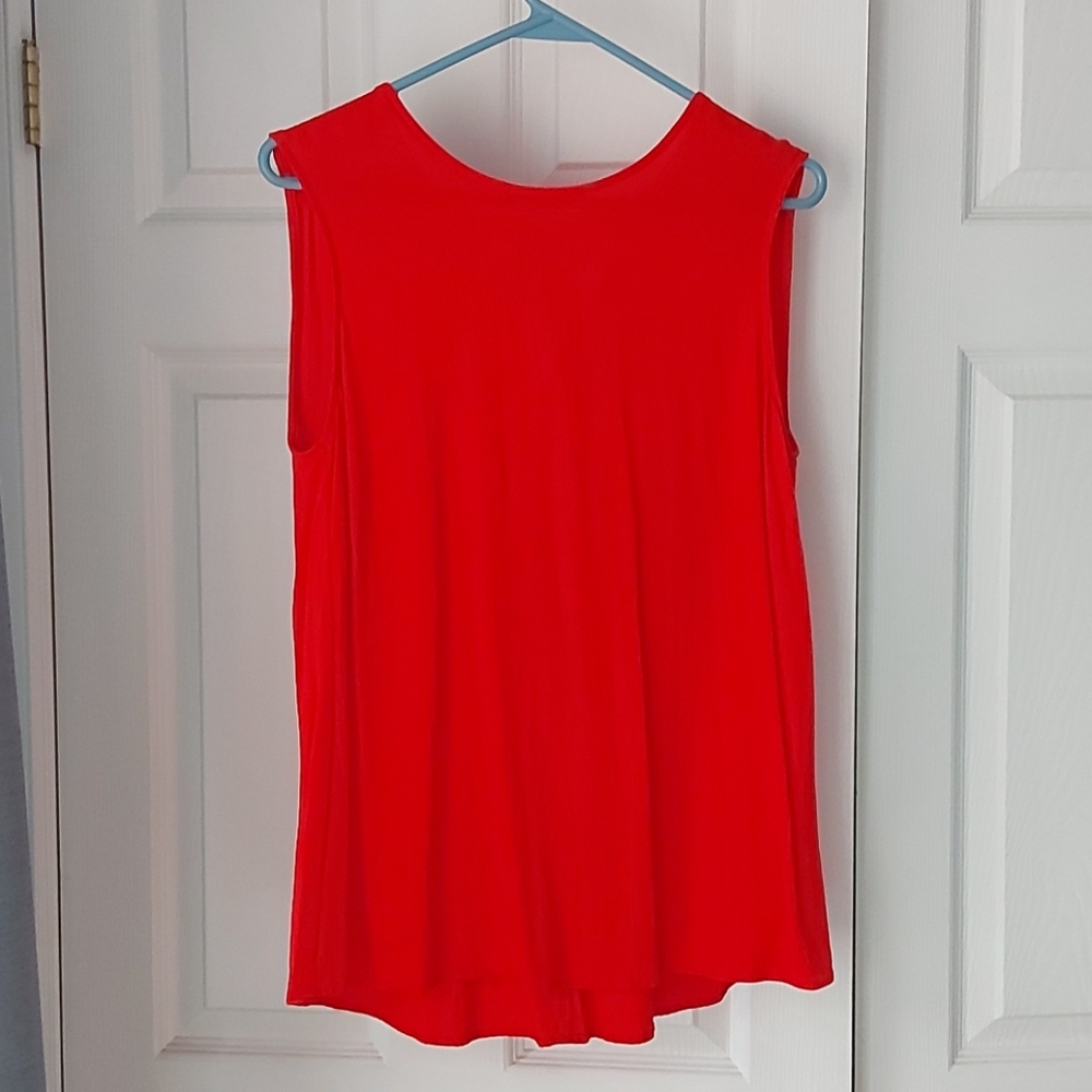 Esprit sleeveless red blouse